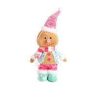 Generico Peluche Di Pan Di - Soggetti Natalizi In Peluche, Animaletto Di Natale Morbido | Morbido Bambolo Festivo Per Bambini E Regalo Amici | Il Peluchee Con Gli Occhi Grandi Scintillanti