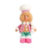 Generico Peluche Di Pan Di - Soggetti Natalizi In Peluche, Animaletto Di Natale Morbido | Morbido Bambolo Festivo Per Bambini E Regalo Amici | Il Peluchee Con Gli Occhi Grandi Scintillanti