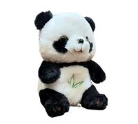 Genérico Peluche di Panda che dorme in rilievo - Bambola di peluche di Panda Gigante Che e Brilla | Figure di peluche con imbottitura leggera per respirare, peluche per dormire, musica