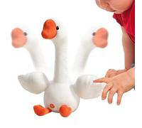 Generico Peluche elettronico | Gioco sensoriale bambola sicura - peluche papera che balla e parla - per amici di famiglia bambini ragazzo ragazza casa al coperto