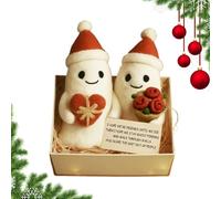 Generico Peluche Fantasma Natale - Morbido Emotivo,Natale Amicizia Fantasma Giocattoli di Peluche - Per Camera Scrivania Auto Scuola Appartamento Uffici Feste Compleanno Autunno Halloween