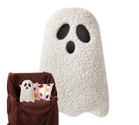 Generico Peluche Fantasmino | Morbido Giocattolo Abbracciabile Halloween | Peluche Morbido Decorativo per Feste Compleanno Bambine Decorazioni Camera