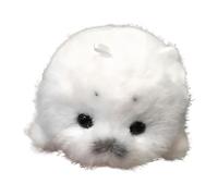 Generico Peluche Foca Animale - Piccola Bambola Realistica E Morbida In Cartone Animato, Per Adolescenti E Adulti | Mini Ciondolo In Peluche Per Decorazioni Per La Casa, Regali E Collezioni