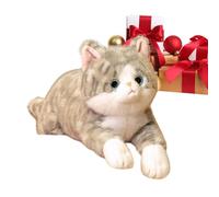 Generico Peluche Gatto 50 cm - Morbido a Forma di Sdraiato Realistico, Giocattolo Coccoloso per Bambini e Adulti, Regalo di Compleanno, Stress, Auto e Riposo