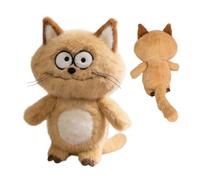 Generico Peluche Gatto Animale Morbido - Morbido Peluche Decorativo Per La Casa, Gatto Per Divano | per Camera da Soggiorno Scaffale Bimbi Ragazzi Donne Regalo