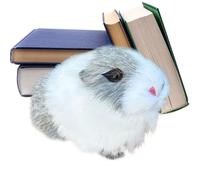 Genérico Peluche Hamster Realiste - Mini Jouet in peluche Doux 12 cm, Animal de Compagnie Simulé, Mignonne Pour Décoration Maison Bureau, Cadeau Pour Et Collectionneurs