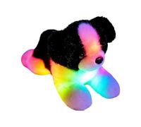 Generico Peluche Illuminato con Animale - Cucciolo di Cane Peluche Illuminato e Divertente - Simpatico Pupazzo Animale,Per Bambini Bambine Cameretta Soggiorno Scrivania Compleanno Regalo