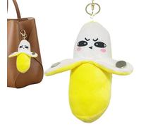 Generico Peluche Interattivo,Figurina Educativa Genitore-Figlio - Peluche Sonoro Musicale a Forma di Banana - Per Fidanzata Bimbi Ragazzi Scuola Festa Viaggio Soggiorno Camera Da