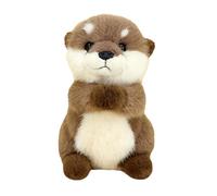 Generico Peluche Lontra Marina 25 cm - Morbida trapunta Kawaii per bambini e - Animale di peluche e soffice - Idea regalo di compleanno per ragazza, ragazzo e fidanzata