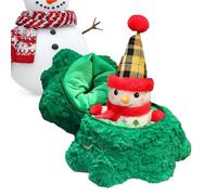 Generico Peluche Natale - Decorazioni Per Feste Con Babbo Natale E Albero Di - Bambola Peluche Decorativa Santa Claus - Per Adulti Bambini Camera Ufficio Scuola Dormitorio Appartamento Auto Hotel