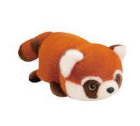 Generico Peluche Panda Rosso - Peluche da 20 pollici | in cotone - Morbida bambola a forma di animale su entrambi i lati per decorazione da tavolo per divano letto per bambini, regalo