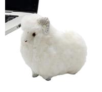 Generico Peluche Pecora | Agnello Realistico Morbido Peluche,Giocattolo Soffice per Abbracci | per Casa Ufficio Camera Soggiorno Mensola Interni Camera da