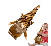 Generico Peluche, Peluche | Figurine di gnomi senza volto Decorazioni per la casa - Tavolo autunno inverno tigre stampa leopardo decorazioni nane per interni ed espositore per da tavolo domestico