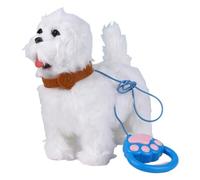Genérico Peluche Robotic Puppy - Giocattolo realistico che cammina e abbaia, compagno di animale elettronico compatto, design e durevole, accessorio di gioco divertente | Materiale Robot giocattolo