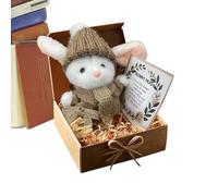 Generico Peluches Lapin Douces | Compagnon Câlin Portable à Étreindre | Petits Jouets en Peluche pour pour Fille Anniversaire Noël Pâques Saint-Valentin Canapé Bureau Réconfort et Jeu Quotidien