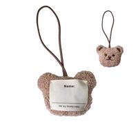 Generico Pelugale peluche - Etichetta ID, morbido bambola decorazione | Porta della per animali di prevenzione persa, fascino dello zaino per asili nido scolastici attività all'a