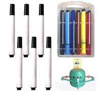 Generico Pen for Drawing Robot,18-Pieces Smooth Writing Paint Tools | Painting Robot Machines Replacement Pen,for Kids Boys Girls Children Birthday Christmas New Year Preschool Kindergarten
