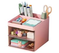 Generico Pen Holder for Desk, Desktop Makeup Stand, Multi Functional Organizer, 4.72x6.3x4.53 Inches, Space Saving Storage Solution, Ideal for Home, Office, Vanity, Dorm, Kitchen, Study Station