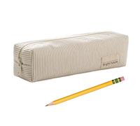 Generico Pencil Case, Big Capacity Pen Pouch, Zip Organizer, Canvas Stationery Bag, with Multi-Compartment Design for Kids, School, Classroom, Craft, Girl, Boy, Travel, College, Daily