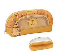 Generico Pencil Case Cute, Portable Bag, Large Stationery Pouch, Adorable School Organizer, Handy Storage for Students Teen Girls Boys Classroom Study Supplies and Travel Use, 9.06x4.33x2.95 inches
