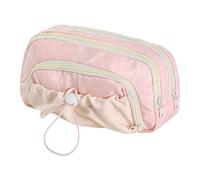 Generico Pencil Case, Large Capacity Pencil Pouch, Double Zipper Ruler Organizer, Stationery Holder, School Supply Storage Bag for Students, Adults, Girls, Boys Use, 9.06x3.94x5.12 inches