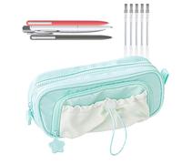 Generico Pencil Case, Large Capacity School Pencil Bag, Stationery Pouch for Art Supplies, Classroom, Offices, Teen Girls, Kindergarten, College, Travel, Craft Accessories, 8.27x3.35 Inches