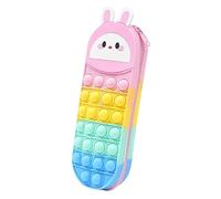 Generico Pencil Case, Pencil Fidget Pouch, 9.06x3.54in Animal Zipper Design, Stress Reliever Toy Combo, Cute Pen Organizer for Girls, Boys, Travel, Preschool, Home, School Use