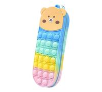 Generico Pencil Case, Pencil Fidget Pouch, 9.06x3.54in Animal Zipper Design, Stress Reliever Toy Combo, Cute Pen Organizer for Girls, Boys, Travel, Preschool, Home, School Use