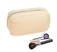 Genérico Pencil Case Pouch, 8.66x4.33x2.76 Inches Large Capacity Corduroy Pouch - Middle School College Stationery Container Artistic for Travel Commuting Painting Marking Journaling, Color