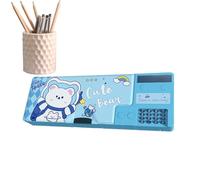 Generico Pencil Case, School Supplies Organizer, Multifunctional Stationery Box, Portable Pencil Storage With Built-In Calculator, Sturdy And Spacious Design For Students, And Offices
