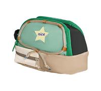 Generico Pencil Pouch Cute, Large Capacity Star Pattern Stationery Bag, 9.06x4.72x5.51 Inches Adorable Compact Sturdy Zipper Portable Cosmetic Organizer, School Supplies for Teen Girls