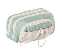 Genérico Pencil Pouch Cute, Pencil Holder Bag, Drawstring Pen Bag, Space Saving Waterproof Large Capacity Stationery Storage Organizer For Student Boys Teen Girls School Travel, verde, Consulte la