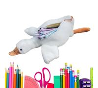 Generico Pencil Pouch Cute, Plush Animal Large Pencil Case, Pen Holder Storage Organizer, Stationery Supplies for Classroom, Home, College, Work, Kids, Teens, Adults, School, 14.96x10.24 Inches