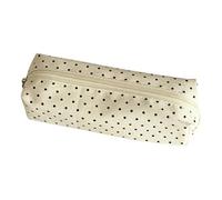 Generico Pencil Pouch | Dot Design Makeup Store Organizer Bag With Zipper | 17x5x6cm/6.69x1.97x2.36 Inches Large Pencil Pouch For Dorm Workplace