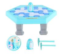 Generico Penguin Knocking Ice Toy - Salva Penguin Board Game, Fun Family Puzzle Game Per Bambini Di Età Di 3+ anni, Giocattolo Educativo In Età Prescolare Per Interazione Genitore -figlio E Giochi