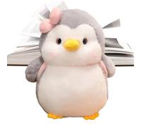 Generico Penguin Plush - Cute Bow Doll Toy Decoration | 9.84in Height Cute Penguin Doll | For Kids Teens Mother Girlfriend Boyfriend, Birthday Party