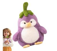 Generico Penguin Plush Toy, Cartoon Eggplant Stuffed, 9.84in Animal Cushion Pillow, Sofa Decor, Home Decoration for Living Room, Bedroom Accessory, Comfortable Soft, Throw Pillow