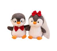 Generico Penguin Stuffed Animal - Couple Plush Decor | Set of 2