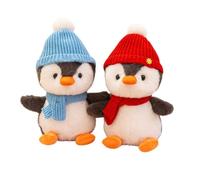 Generico Penguin Stuffed Animal - Couple Plush Decor | Set of 2