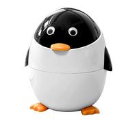 Generico Penguin Trash Can, Compact Animal Basket Waste Bin For Home Bedroom Desk Tabletop Car Kitchen And Bathroom, Cute Decorative Mini Garbage Container, Multi Purpose Use, 12.2x11.02x13.78 In