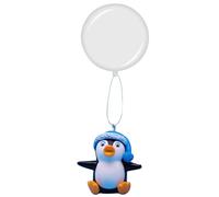 Generico pengun Aquarium Decor - Floating Cartoon Fish Playmate | Tank Ornaments with Suspension Ball for Betta Cichlid