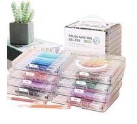 Generico Penna Gel per Journaling - Pennarelli per Doodling - per Scrittura con Inchiostro Colorato, Scatola di Grandi Dimensioni, Scrittura per Disegno, Doodle e Arte di Ragazzi e Adulti