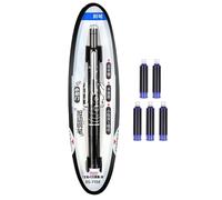 Generico Penna retrattile - Tecnologia del di progettazione a punta fine da 0,38 mm, include un pacchetto di fornitura di cinque cartucce d'inchiostro, prestazioni del pennino di scrittura