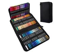 Generico Pennarelli a Base Acrilica - Set da 72 Colori per Libro d'Arte e Pittura - Penne Artistiche - per Tela Legno Metallo Vetro Ceramica Pietra, Attività Bambini Scuola Casa Appartamento