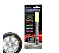 Generico Pennarello Per Scritte Per Pneumatici - Pennarello Durevole E Resistente Alle Intemperie, Per Scarpe Di Tela, Ritocco Di Inchiostro Liscio Impermeabile, Vernice Permanente Per Pneumatici, P