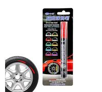 Generico Pennarello Per Scritte Per Pneumatici - Pennarello Durevole E Resistente Alle Intemperie, Per Scarpe Di Tela, Ritocco Di Inchiostro Liscio Impermeabile, Vernice Permanente Per Pneumatici, P