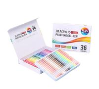 Generico Penne A Gel Acriliche Colorate, Pennarelli Retrattili per Disegno su Carta con Punta da 1.0mm, Set Di Penne A Gel Colorate, per Disegno Diario Scrittura Scarabocchi per la Casa e la Scuola