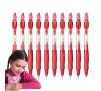 Generico Penne a punta fine,penne a,P-enne retrattili per una scrittura - Penna a da 0,5 mm, p-enne per scrittura lisce da 10 pezzi, penna a proiettile per studenti, uomini, donne, bambini