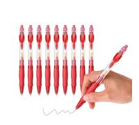 Generico Penne a punta fine,penne a,Penne da scrittura lisce retrattili | per scrittura lisce da 10 pezzi, penna a da,05 mm per scrivere, prendere appunti, firmare, scuola