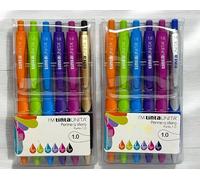 Generico Penne a Sfera TintaUnita 1.0 - Set 6 Colori Assortiti con Astuccio